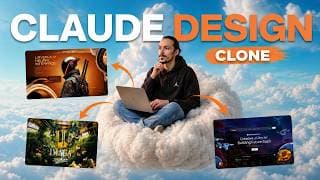Le clone GRATUIT de Claude Design : j'ai créé un site PRO + son app mobile