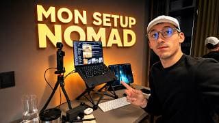 MON Setup pour Coder et faire des Vidéos depuis n'importe où sur Terre !